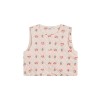 Vest met bloemetjes - Noe vest light pink